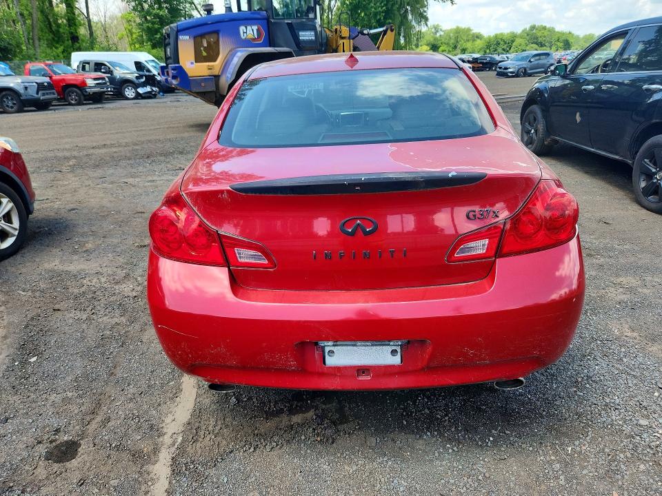 2009 Infiniti G37 VIN JNKCV61FX9M352009 COPART salvage auction — MECHANICAL, Ct - Certificate Of Title, sold $450 on 2026-07-14 (photo 6)