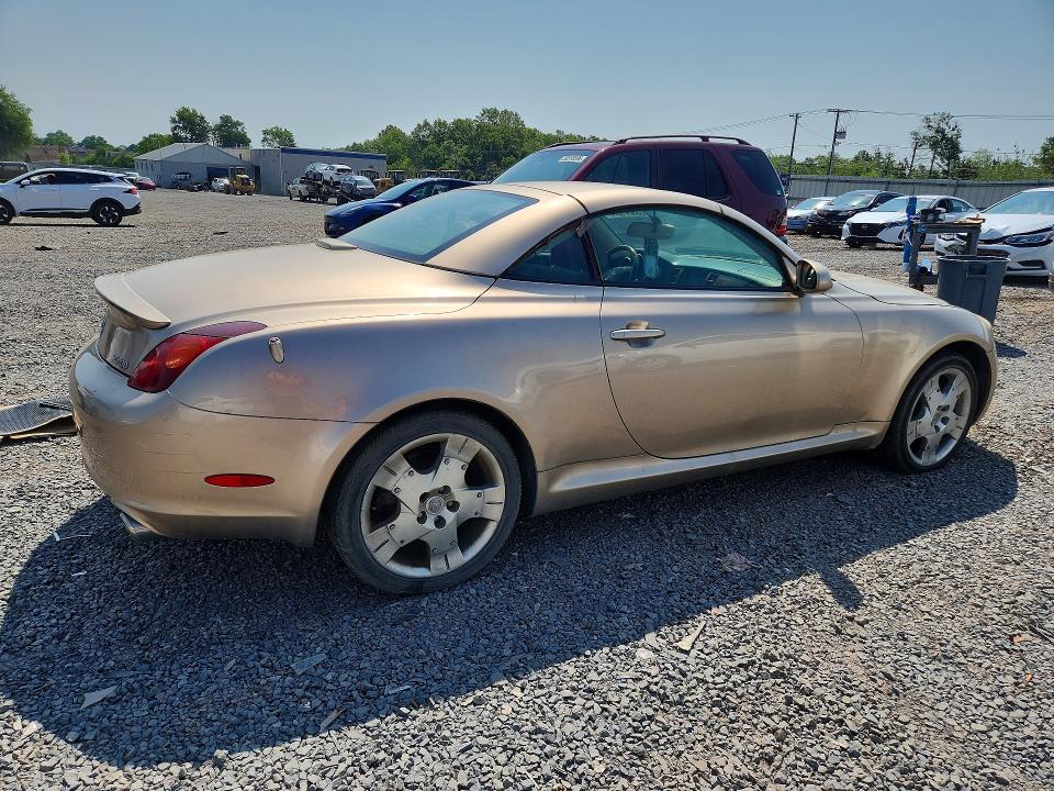 2003 Lexus Sc 430 VIN JTHFN48Y330036457 COPART salvage auction — MINOR DENT/SCRATCHES, In - Cert Of Title - Rebuilt Vehicl, sold $1,250 on 2026-07-16 (photo 3)