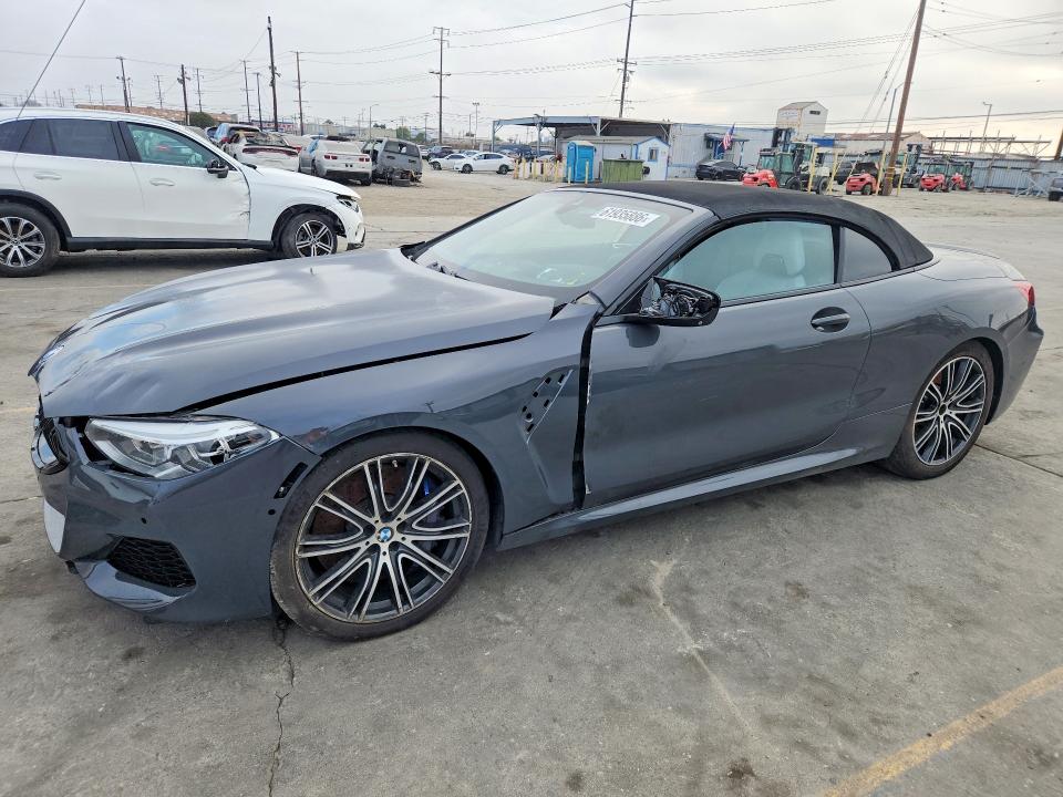 2020 BMW M8 VIN WBSDZ0C09LCD54567 COPART salvage auction — FRONT END, Ny - Mv-907A Salvage Certificate, sold $20,800 on 2026-07-29 (photo 1)