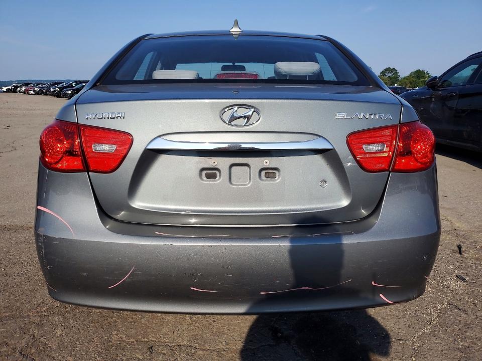 2010 Hyundai Elantra VIN KMHDU4AD7AU952885 COPART salvage auction — FRONT END, Pa - Certificate Of Salvage, sold $400 on 2026-07-24 (photo 6)