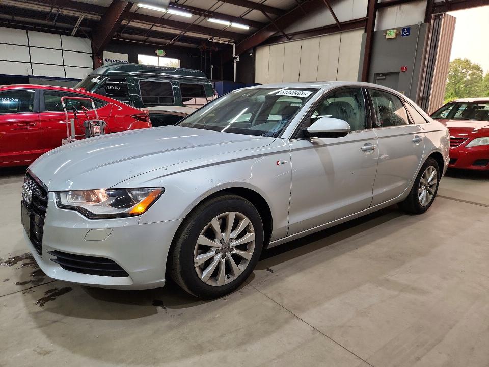 2013 Audi A6 VIN WAUFGAFC6DN083422 COPART salvage auction — MINOR DENT/SCRATCHES, Ct - Certificate Of Title, sold $475 on 2026-07-16 (photo 1)