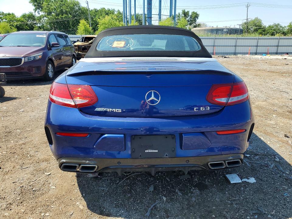 2018 Mercedes-benz C-klasse amg VIN WDDWK8GB9JF704146 COPART salvage auction — MINOR DENT/SCRATCHES, Salvage Title, sold $16,600 on 2026-08-05 (photo 6)