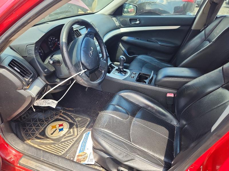 2009 Infiniti G37 VIN JNKCV61FX9M352009 COPART salvage auction — MECHANICAL, Ct - Certificate Of Title, sold $450 on 2026-07-14 (photo 7)