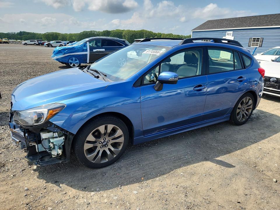 2016 Subaru Impreza VIN JF1GPAU67G8221742 COPART salvage auction — SIDE, Ma - Cert Of Title-Reconstrctd Coll, sold $125 on 2026-07-29 (photo 1)