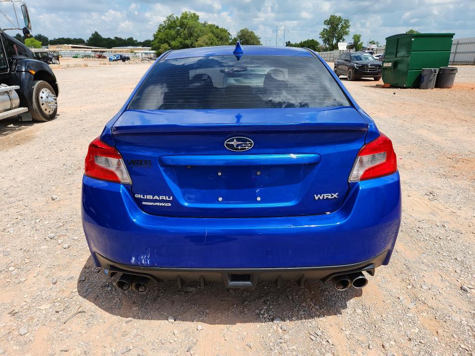 2021 Subaru Wrx VIN JF1VA1A64M9818317 COPART salvage auction — HAIL, In - Certificate Of Title (P), sold $12,600 on 2026-07-28 (photo 6)