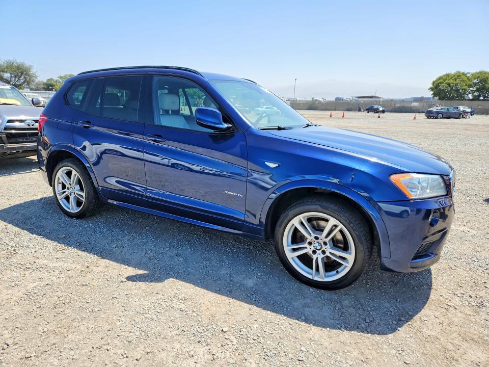 2014 BMW X3 VIN 5UXWX9C56E0D31224 COPART salvage auction — MINOR DENT/SCRATCHES, Ri - Salvage Certificate Of Title, sold $1,550 on 2026-07-17 (photo 4)