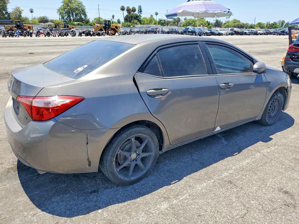 2017 Toyota Corolla VIN 5YFBURHEXHP612645 COPART salvage auction — FRONT END, Ca - Dis/Dlr/Exp App For Dup Clean, sold $100 on 2026-07-28 (photo 3)