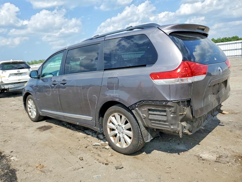2013 Toyota VIN 5TDDK3DC6DS051801 COPART salvage auction — REAR END, Va - Cert Of Title - Salvage, sold $4,750 on 2026-07-22 (photo 2)
