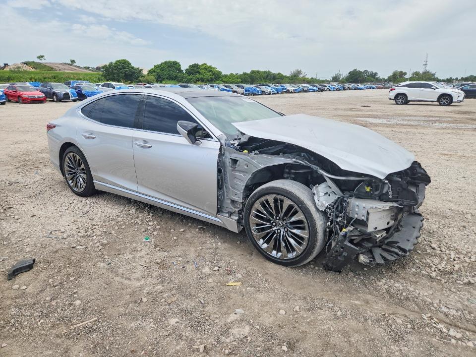 2020 Lexus Ls VIN JTHG5LFF9L5011260 COPART salvage auction — FRONT END, Fl - Cert Of Title Slvg Rebuildable, sold $6,100 on 2026-07-28 (photo 4)