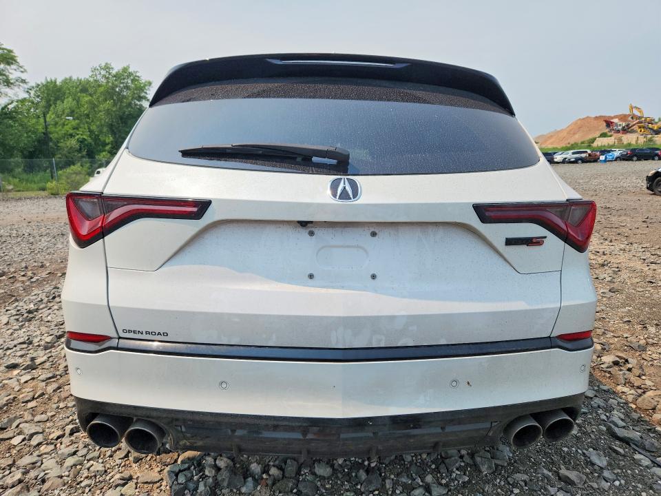 2023 Acura Mdx VIN 5J8YD8H81PL000860 COPART salvage auction — FRONT END, Ny - Mv-907A Salvage Certificate, sold $8,500 on 2026-07-30 (photo 6)