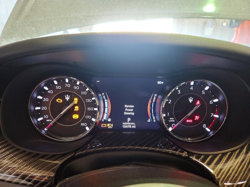 2023 Maserati Quattroporte VIN ZAM56YRMXPX422248 COPART salvage auction — SIDE, Fl - Certificate Of Destruction, sold $20,700 on 2026-09-09 (photo 9)