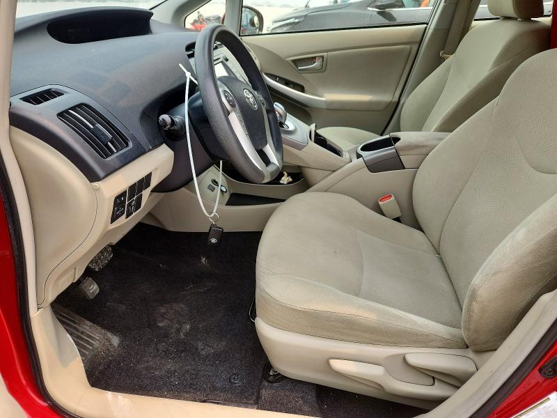 2014 Toyota Prius VIN JTDKN3DU7E1752028 COPART salvage auction — REAR END, Mi - Certificate Of Title, sold $550 on 2026-07-30 (photo 7)