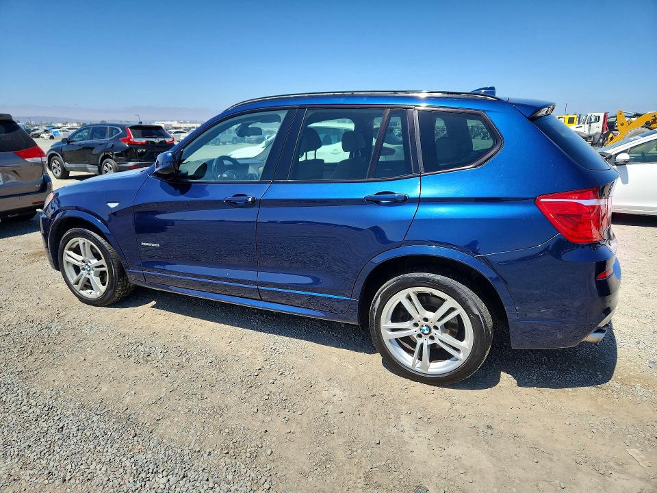 2014 BMW X3 VIN 5UXWX9C56E0D31224 COPART salvage auction — MINOR DENT/SCRATCHES, Ri - Salvage Certificate Of Title, sold $1,550 on 2026-07-17 (photo 2)