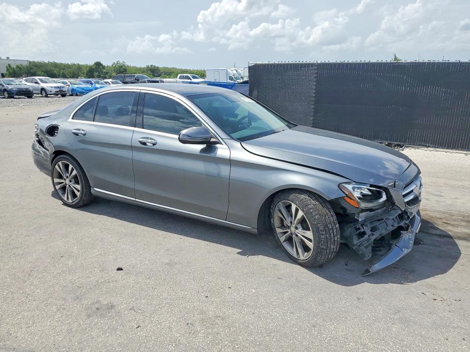 2017 Mercedes-benz C-klasse VIN WDDWF4JB1HR219966 COPART salvage auction — FRONT END, Fl - Cert Of Title Slvg Rebuildable, sold $3,100 on 2026-08-06 (photo 4)