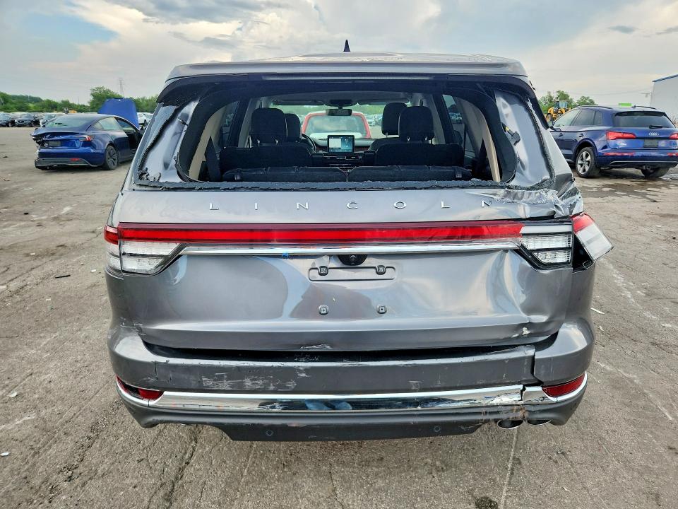 2021 Lincoln Aviator VIN 5LM5J7XC2MGL00544 COPART salvage auction — SIDE, IL - CERTIFICATE OF TITLE, sold $5,000 on 2026-07-28 (photo 6)