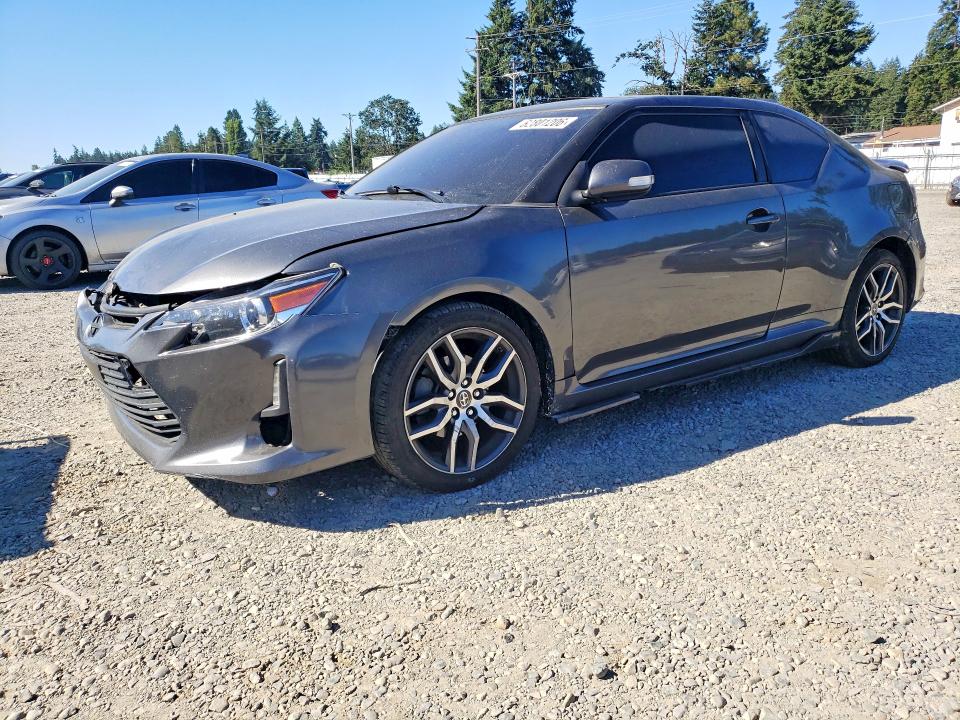 2015 Scion Tc VIN JTKJF5C77FJ004745 COPART salvage auction — FRONT END, Wa - Bill Of Sale, sold $125 on 2026-09-18 (photo 1)