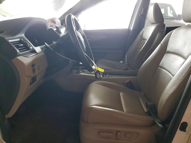 2021 Honda Pilot VIN 5FNYF6H58MB076965 COPART salvage auction — FRONT END, CA - SALVAGE CERTIFICATE, sold $10,100 on 2026-07-23 (photo 7)