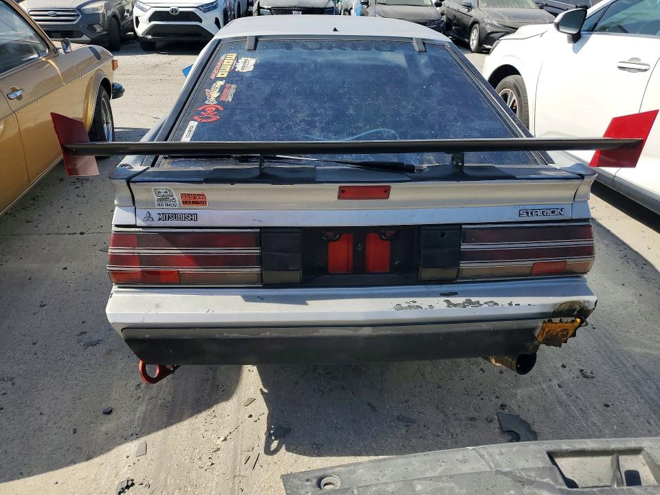 1987 Mitsubishi Starion VIN JA3CC54N1HZ031447 COPART salvage auction — REAR END, Ca - Dis/Dlr/Exp Only Lien Papers, sold $1,350 on 2026-07-27 (photo 6)
