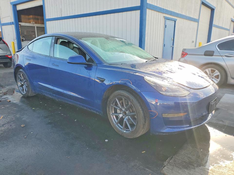 2022 Tesla Model 3 VIN 5YJ3E1EA6NF288475 COPART salvage auction — REAR END, NV - CERTIFICATE OF TITLE, sold $7,200 on 2026-08-03 (photo 4)