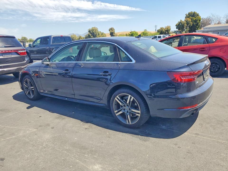 2018 Audi A4 VIN WAULMAF42JN009043 COPART salvage auction — UNDERCARRIAGE, CA - SALVAGE CERTIFICATE, sold $6,200 on 2026-07-15 (photo 2)
