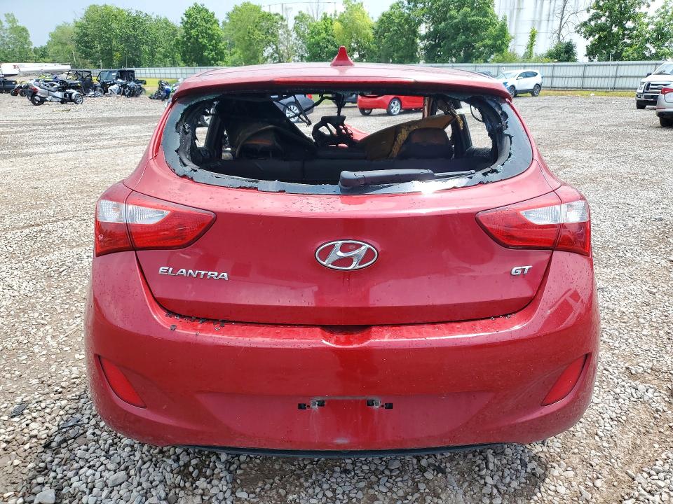 2016 Hyundai Elantra VIN KMHD35LH6GU265009 COPART salvage auction — BURN, Ny - Mv-907A Salvage Certificate, sold $350 on 2026-07-20 (photo 6)