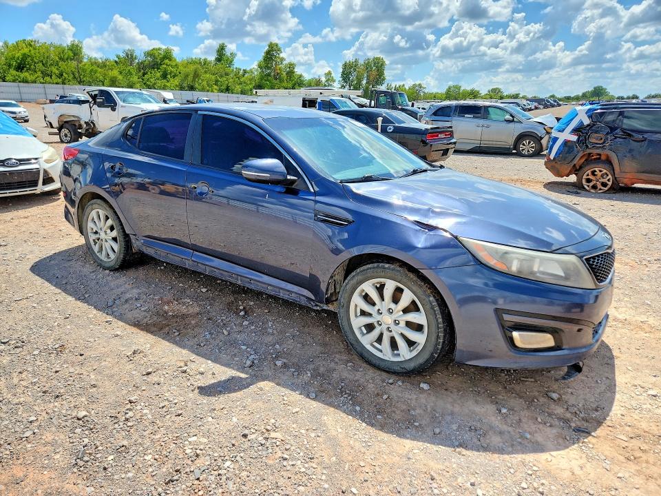 2015 Kia Optima VIN 5XXGM4A72FG399328 COPART salvage auction — FRONT END, Salvage Title, sold $400 on 2026-07-28 (photo 4)