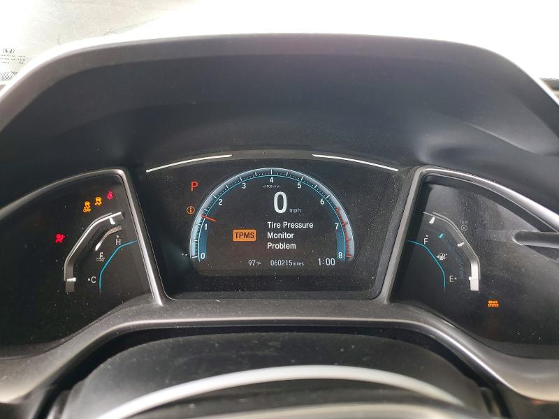 2018 Honda Civic VIN JHMFC1F3XJX036620 COPART salvage auction — REAR END, AZ - CERT OF TITLE - SALVAGE, sold $250 on 2026-07-28 (photo 9)
