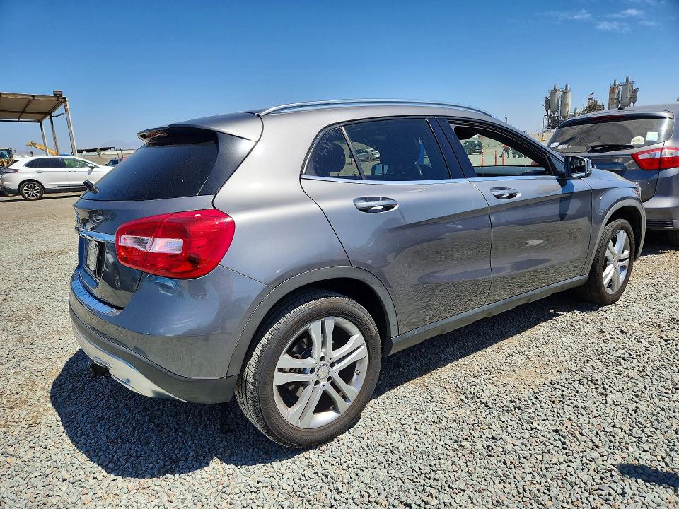 2016 Mercedes-benz Gla-klasse VIN WDCTG4EBXGJ205043 COPART salvage auction — FRONT END, CA - DIS/DLR/EXP ONLY CLEAN TITLE, sold $2,100 on 2026-07-31 (photo 3)
