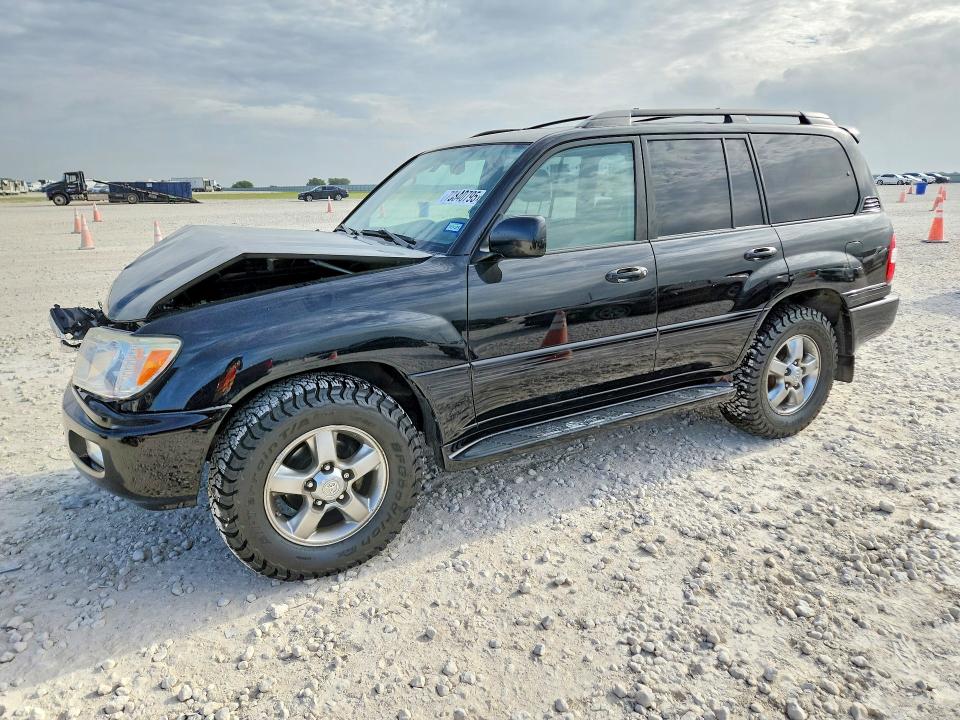 2007 Toyota Land cruiser VIN JTEHT05JX72105165 COPART salvage auction — FRONT END, Tx - Salvage Vehicle Title, sold $4,500 on 2026-07-30 (photo 1)