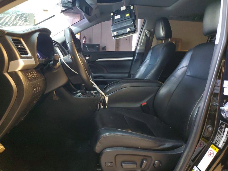 2018 Toyota Highlander VIN 5TDJZRFHXJS914766 COPART salvage auction — FRONT END, Ky - Cert Of Title-Salvage, sold $12,000 on 2026-08-21 (photo 7)