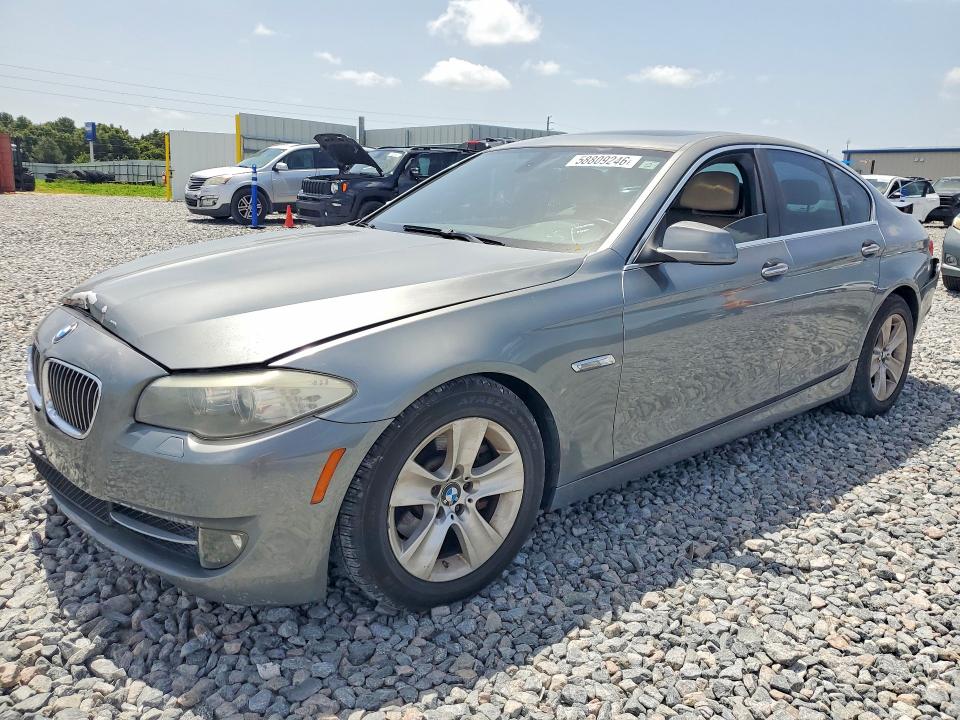 2011 BMW 5 series VIN WBAFR1C52BC260024 COPART salvage auction — REAR END, Fl - Cert Of Title Slvg Rebuildable, sold $425 on 2026-07-31 (photo 1)