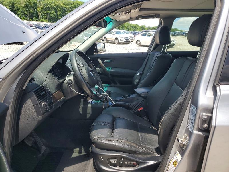 2007 BMW X3 VIN WBXPC93437WF20117 COPART salvage auction — FRONT END, MA - CERT OF TITLE-RECONSTRCTD COLL, sold $375 on 2026-07-22 (photo 7)