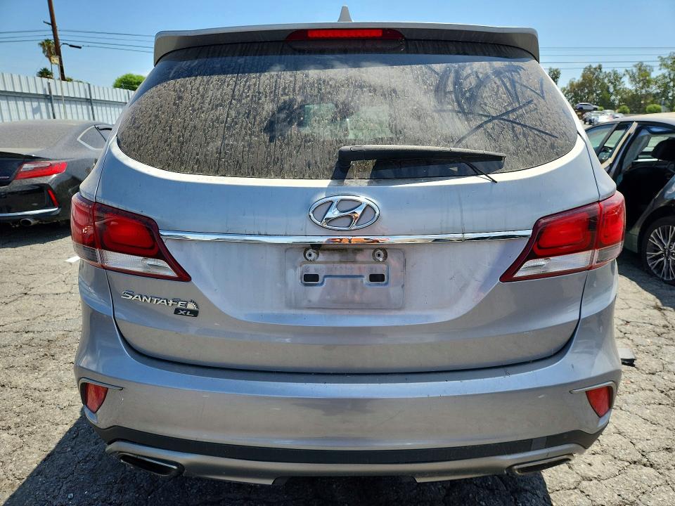 2019 Hyundai Santa fe VIN KM8SM4HFXKU307244 COPART salvage auction — ROLLOVER, Ca - Dis/Dlr/Exp Only Clean Title, sold $450 on 2026-07-30 (photo 6)