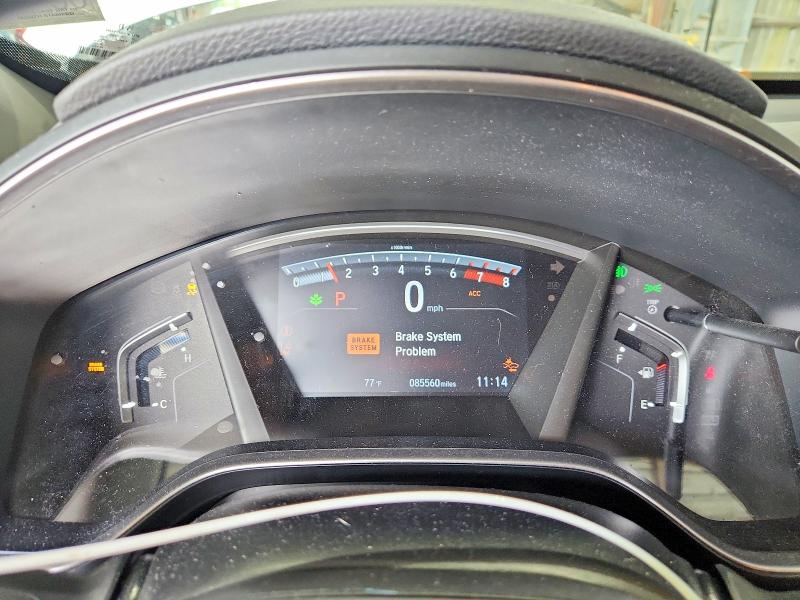 2019 Honda Cr-v VIN 7FARW1H87KE025041 COPART salvage auction — FRONT END, La - Cert Of Title-Salvage, sold $6,800 on 2026-07-17 (photo 9)