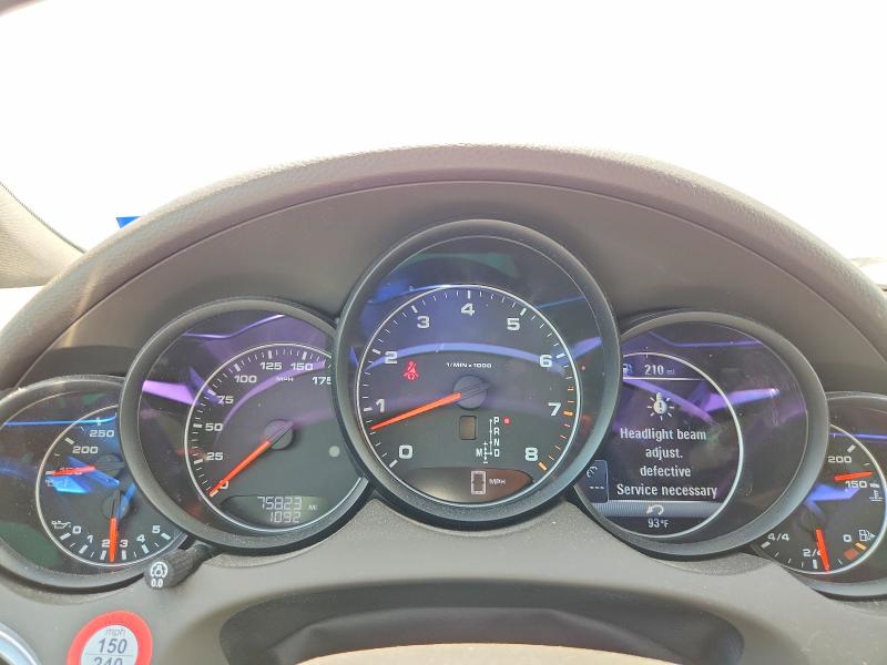 2018 Porsche Cayenne VIN WP1AA2A25JKA01520 COPART salvage auction — UNDERCARRIAGE, TX - SALVAGE VEHICLE TITLE (P), sold $9,300 on 2026-07-16 (photo 9)