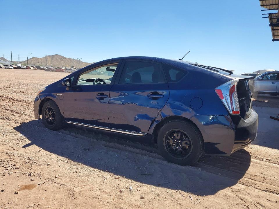 2013 Toyota Prius VIN JTDKN3DU2D1723177 COPART salvage auction — SIDE, AZ - CERTIFICATE OF TITLE, sold $475 on 2026-07-21 (photo 2)
