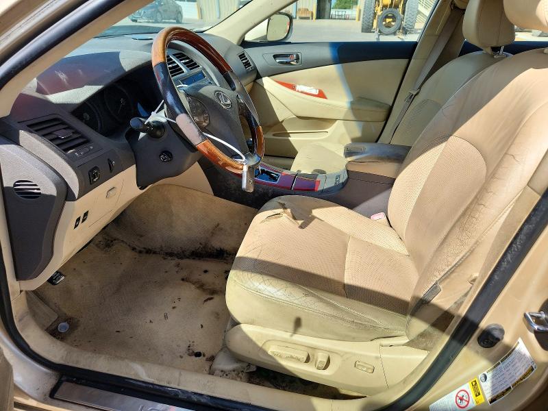 2007 Lexus ES VIN JTHBJ46G572129155 COPART salvage auction — FRONT END, MT - CERT OF TITLE-REBUILT SALVAGE, sold $175 on 2026-07-23 (photo 7)