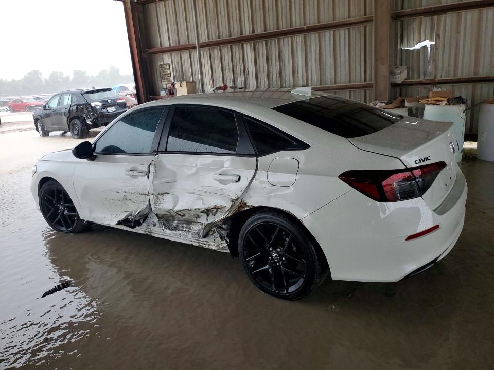 2026 Honda Civic VIN 2HGFE2F58TH533242 COPART salvage auction — SIDE, TX - SALVAGE VEHICLE TITLE (P), sold $9,500 on 2026-08-25 (photo 2)