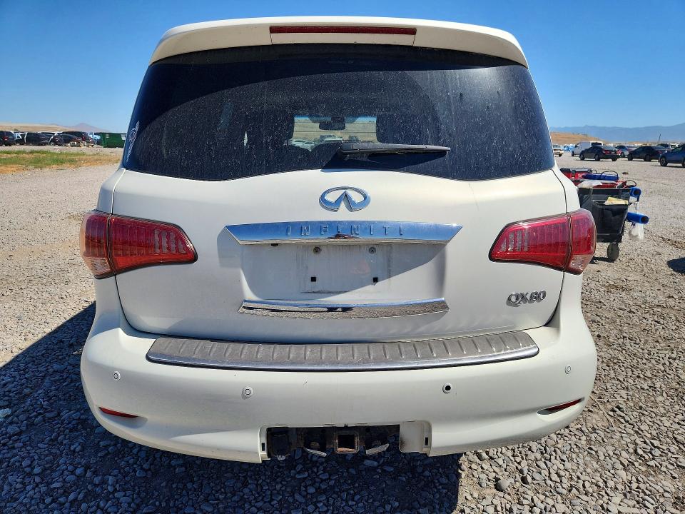 2014 Infiniti Qx80 VIN JN8AZ2NE7E9067986 COPART salvage auction — MECHANICAL, Ut - Certificate Of Title, sold $400 on 2026-07-17 (photo 6)