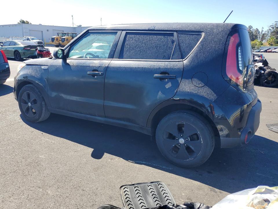 2016 Kia Soul VIN KNDJN2A21G7258322 COPART salvage auction — FRONT END, Ca - Salvage Certificate, sold $500 on 2026-07-27 (photo 2)
