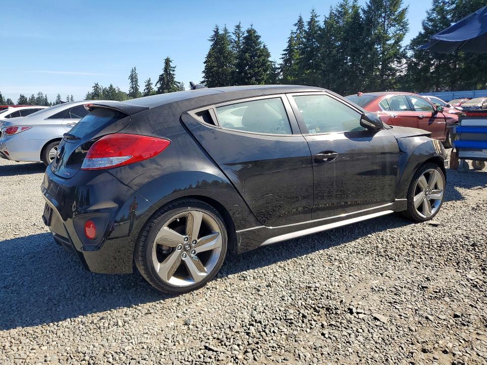 2013 Hyundai Veloster VIN KMHTC6AE7DU087228 COPART salvage auction — FRONT END, Id - Cert Of Title -Rebuilt Salvage, sold $525 on 2026-07-17 (photo 3)