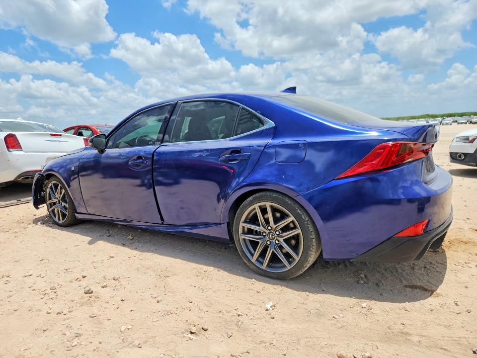 2018 Lexus Is VIN JTHBA1D27J5083680 COPART salvage auction — FRONT END, Tx - Cert Of Title-Rebuilt Salvage, sold $6,500 on 2026-07-23 (photo 2)