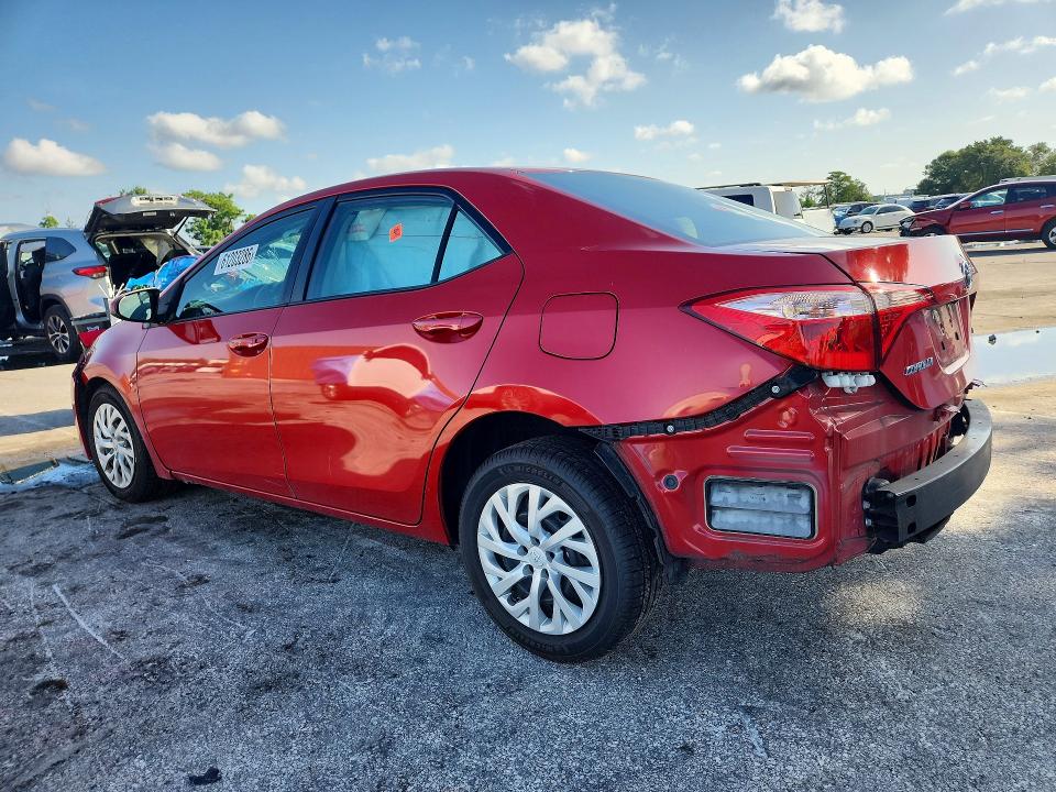 2018 Toyota Corolla VIN 5YFBURHE0JP849473 COPART salvage auction — FRONT END, FL - CERTIFICATE OF DESTRUCTION, sold $850 on 2026-07-30 (photo 2)