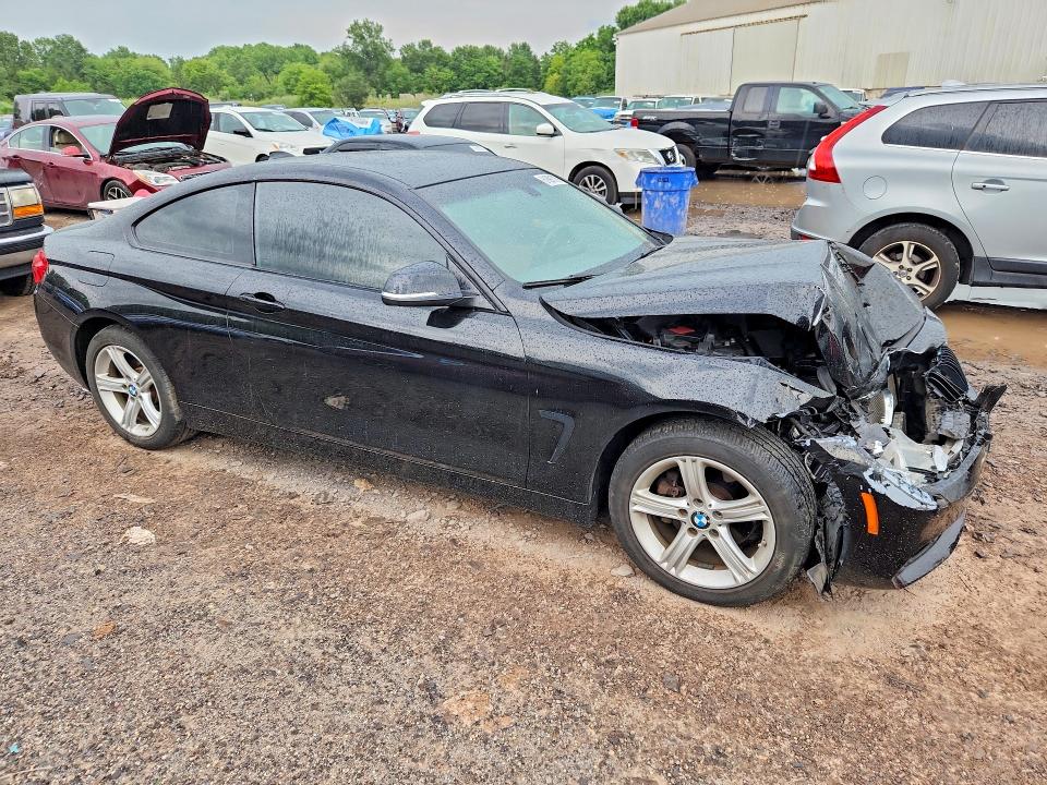 2015 BMW 4er VIN WBA3N9C5XFK247241 COPART salvage auction — FRONT END, Pa - Cert Of Title-W&R=Flood&Recnst, sold $600 on 2026-07-27 (photo 4)