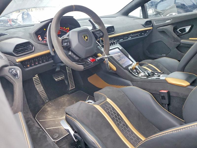 2024 Lamborghini VIN ZHWUB6ZF7RLA27255 COPART salvage auction — UNDERCARRIAGE, Ca - Salvage Certificate, sold $148,000 on 2026-09-03 (photo 8)