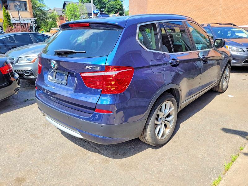 2014 BMW X3 VIN 5UXWX9C50E0D10367 COPART salvage auction — MINOR DENT/SCRATCHES, On - Permit No Brand - Unfit (P), sold $1,800 on 2026-07-28 (photo 4)