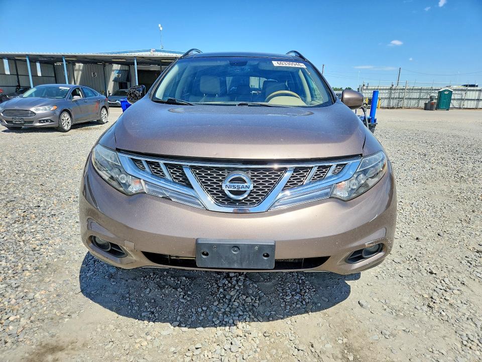 2013 Nissan Murano VIN JN8AZ1MW8DW309110 COPART salvage auction — HAIL, CO - CERTIFICATE OF TITLE, sold $1,000 on 2026-07-30 (photo 5)