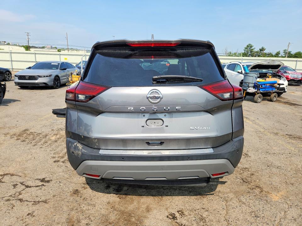 2021 Nissan Rogue VIN JN8AT3BB0MW214473 COPART salvage auction — FRONT END, PA - CERTIFICATE OF SALVAGE, sold $175 on 2026-07-28 (photo 6)