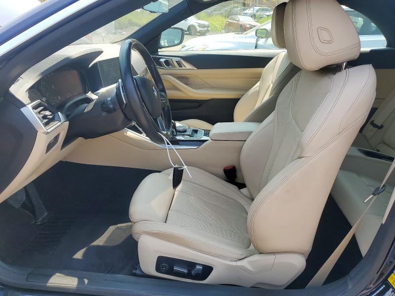 2022 BMW 4er VIN WBA23AT04NCJ52531 COPART salvage auction — FRONT END, Md - Cert Of Salvage < 75% Damage, sold $10,700 on 2026-08-20 (photo 7)