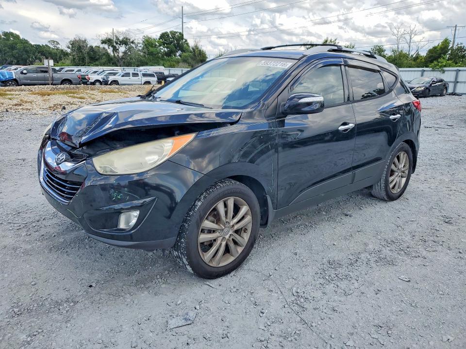 2013 Hyundai VIN KM8JU3AC3DU548362 COPART salvage auction — FRONT END, Fl - Cert Of Title Slvg Rebuildable, sold $1,850 on 2026-07-14 (photo 1)